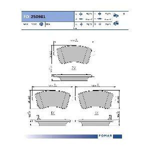 FO 250981 FOMAR Friction