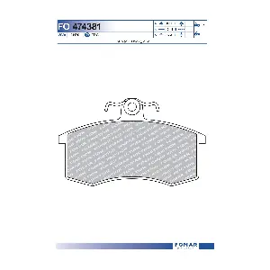 FOMAR Friction FO474381
