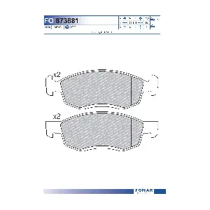 FO873681 FOMAR Friction