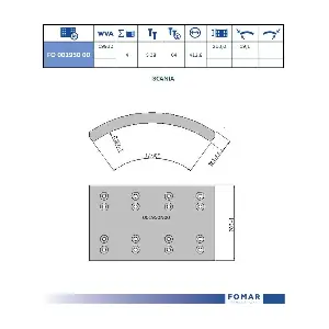 FOMAR Friction FO 001950 00