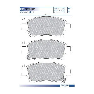 FOMAR Friction FO 920381
