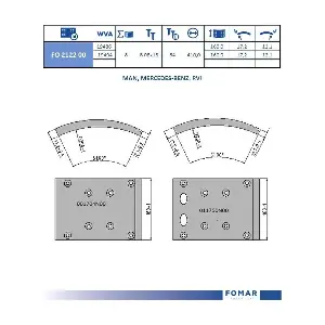 FO 2122 00 FOMAR Friction