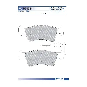 FO923581 FOMAR Friction
