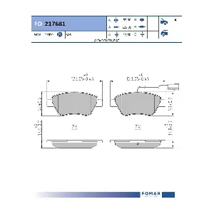 FOMAR Friction FO 217681