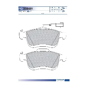 FOMAR Friction FO250481