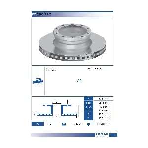 FOMAR Friction FO 0193 PRO