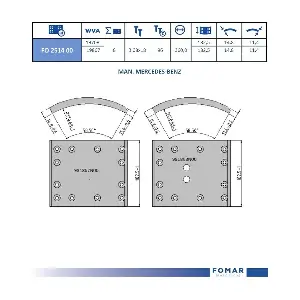 FO 2514 00 FOMAR Friction