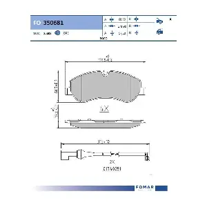 FO 350681 FOMAR Friction