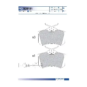 FO920181 FOMAR Friction