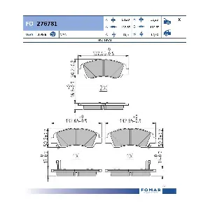FO 276781 FOMAR Friction
