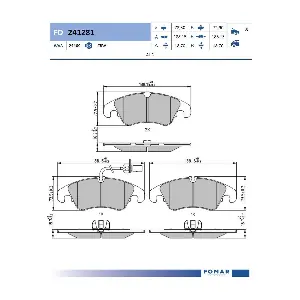 FOMAR Friction FO 241281