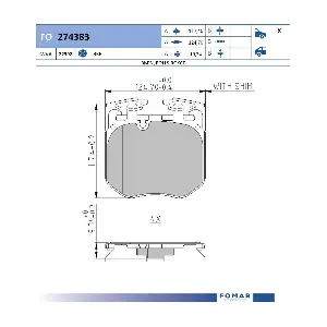 FO 274383 FOMAR Friction