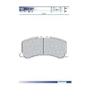 FO 665381 FOMAR Friction