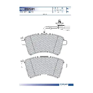 FO262281 FOMAR Friction