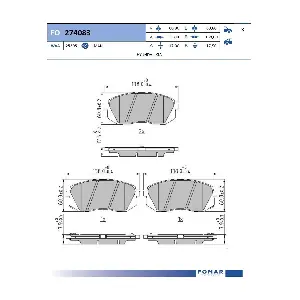 FO 274083 FOMAR Friction