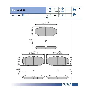 FO 269381 FOMAR Friction
