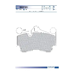 FO 862181 FOMAR Friction