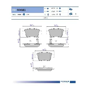FOMAR Friction FO 924181