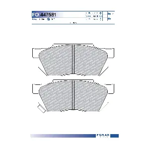 FO447581 FOMAR Friction