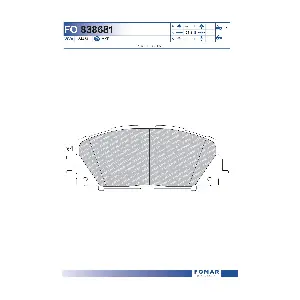 FOMAR Friction FO838681