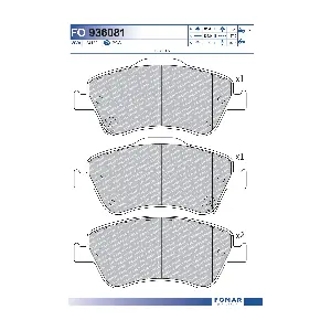 FO936081 FOMAR Friction