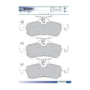FOMAR Friction FO 800681