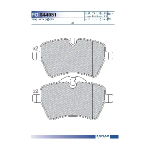 FOMAR Friction FO844981