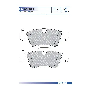 FO 859681 FOMAR Friction