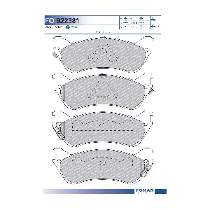FO 922381 FOMAR Friction