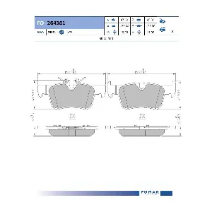 FO 264381 FOMAR Friction