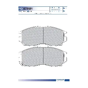 FOMAR Friction FO 479181