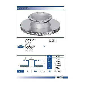 FOMAR Friction FO 0301 PRO