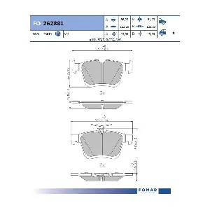 FO 262881 FOMAR Friction