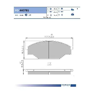 FOMAR Friction FO 440781