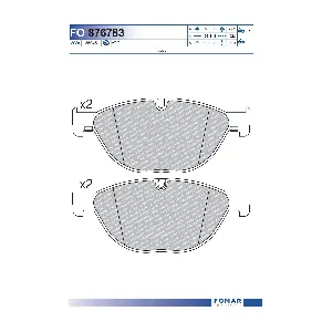 FO 876783 FOMAR Friction