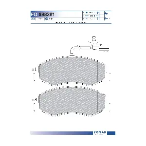 FOMAR Friction FO 898281