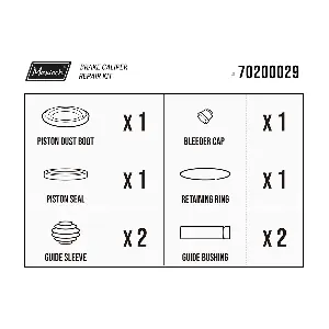 MAXTECH 70200029 Ремонтний комплект, гальмівний супорт