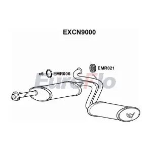 EuroFlo EXCN9000 Вставка демпфера, глушник