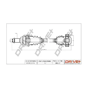 Dr!ve+ DP2110.10.0136 Приводний вал