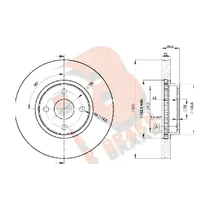 R BRAKE 78RBD21320