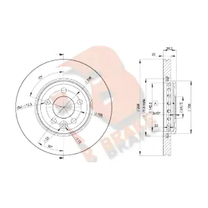 R BRAKE 78RBD20844