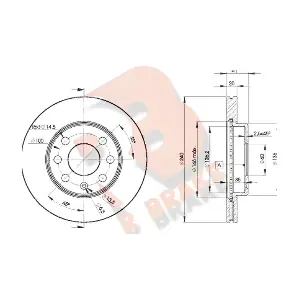 R BRAKE 78RBD29021