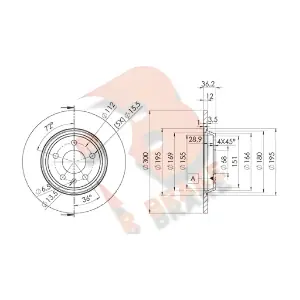 78RBD26075 R BRAKE