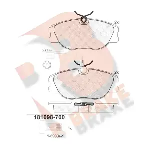 R BRAKE RB1098-700