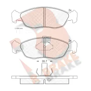 R BRAKE RB0932