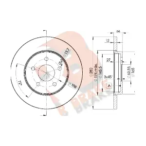 R BRAKE 78RBD26768