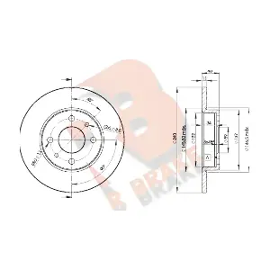 R BRAKE 78RBD23465