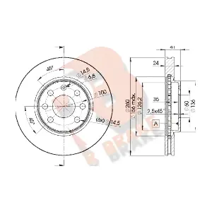R BRAKE 78RBD29000