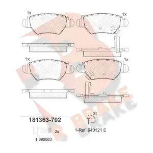 R BRAKE RB1363-702