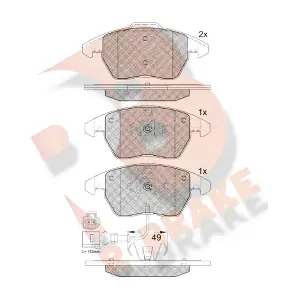 R BRAKE RB1567-208